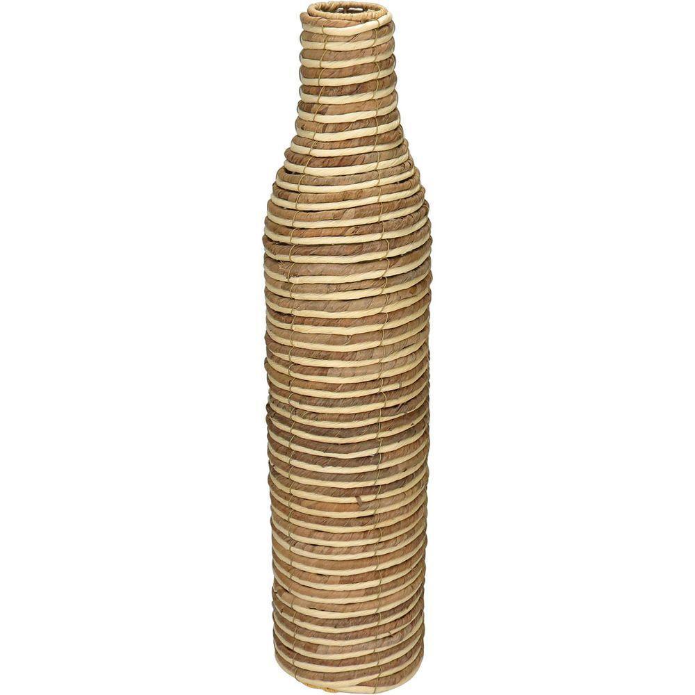 Vaso Decorativo Enfeite Home&co Fibra Natural E Metal 71x17 - 1