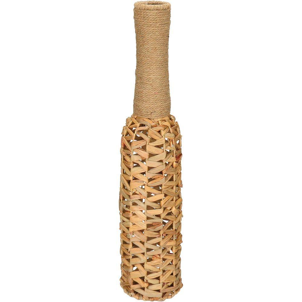 Vaso Decorativo Enfeite Home&co Fibra Natural E Metal 71x15 - 1