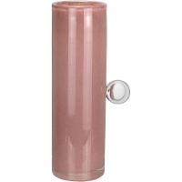 Vaso Decorativo Redondo Com Alça Esfera Vidro 32x10x10 Lilás - 1