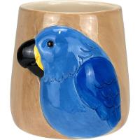 Cachepô Vaso Decorativo Home&co Cerâmica 12x12x12cm Azul - 1