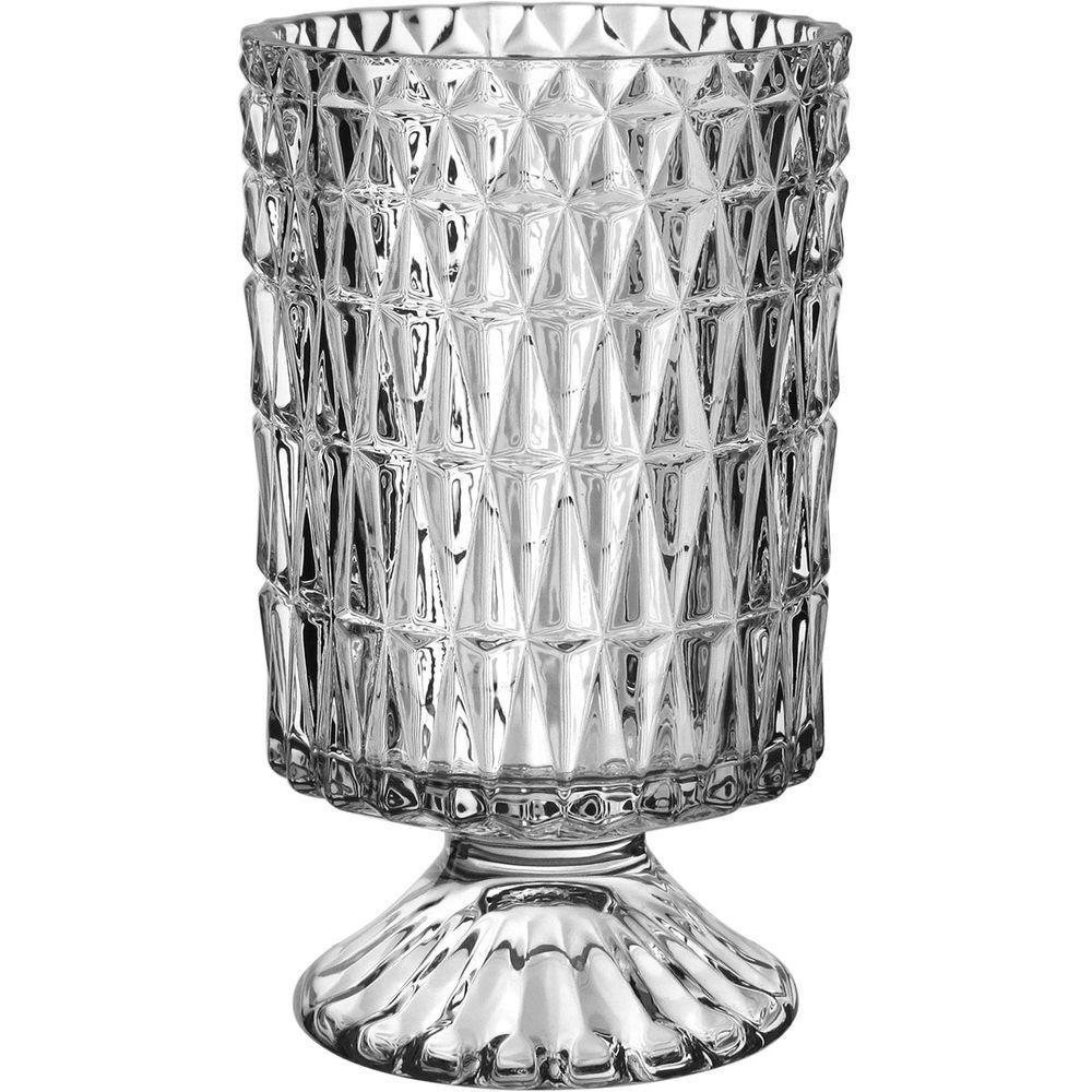 Vaso Decorativo Planta Redondo Home&co Com Pé Vidro - 1