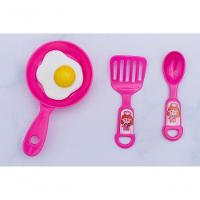 Casinha Kit Cozinha Infantil Fogão Panelinhas 10 Peças Brinq