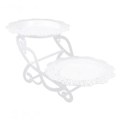 Suporte Doces 2 Andares Pratos Bandeja Cupcake Salgado Festa