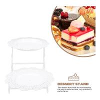 Suporte Doces 2 Andares Pratos Bandeja Cupcake Salgado Festa - 6