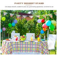 Suporte Doces 2 Andares Pratos Bandeja Cupcake Salgado Festa - 10