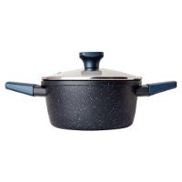 Caçarola Antiaderente Alumínio 18cm Tampa Vidro Fogão Induçã - 6