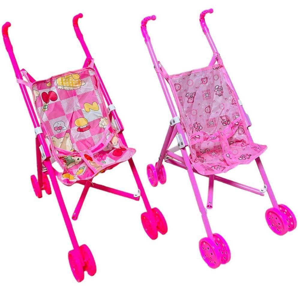 Carrinho De Boneca Brinquedo Dobrável Infantil - 3