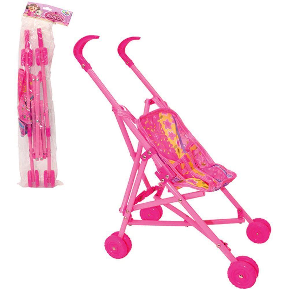Carrinho De Boneca Brinquedo Dobrável Infantil - 6