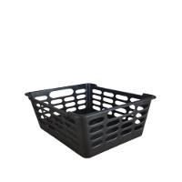 Cesto Organizador Multiuso Porta Objetos Caixa Atenas Guarda Roupa Armario Banheiro Lavanderia Gaveta Preto - 3