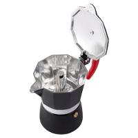 Cafeteira Italiana Aluminio Preta 3 Xícaras Cafés 150 Ml - 3