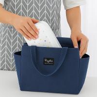 Bolsa Termica Lancheira Grande Trabalho Academia Parque Praia Bolso Porta Squeeze Celular Multiuso Azul