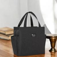 Bolsa Termica Grande Fitness Academia Dieta Trabalho Executivo Bolsa Alca 2 Bolsos Porta Garrafa Preta - 3