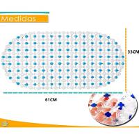 Tapete Box Chuveiro Antiderrapante Chao Banho Banheiro Grande Pvc Ventosas Higienico Massagem - 8