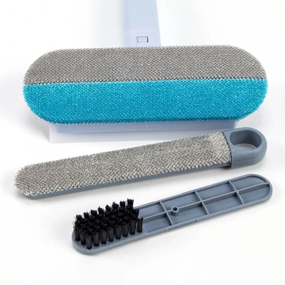 Escova Limpeza 4 Em 1 Multiuso Tira Pelos Roupas Sofá Carro - 4
