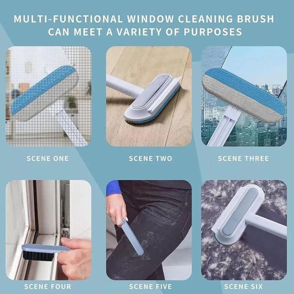 Escova Limpeza 4 Em 1 Multiuso Tira Pelos Roupas Sofá Carro - 8