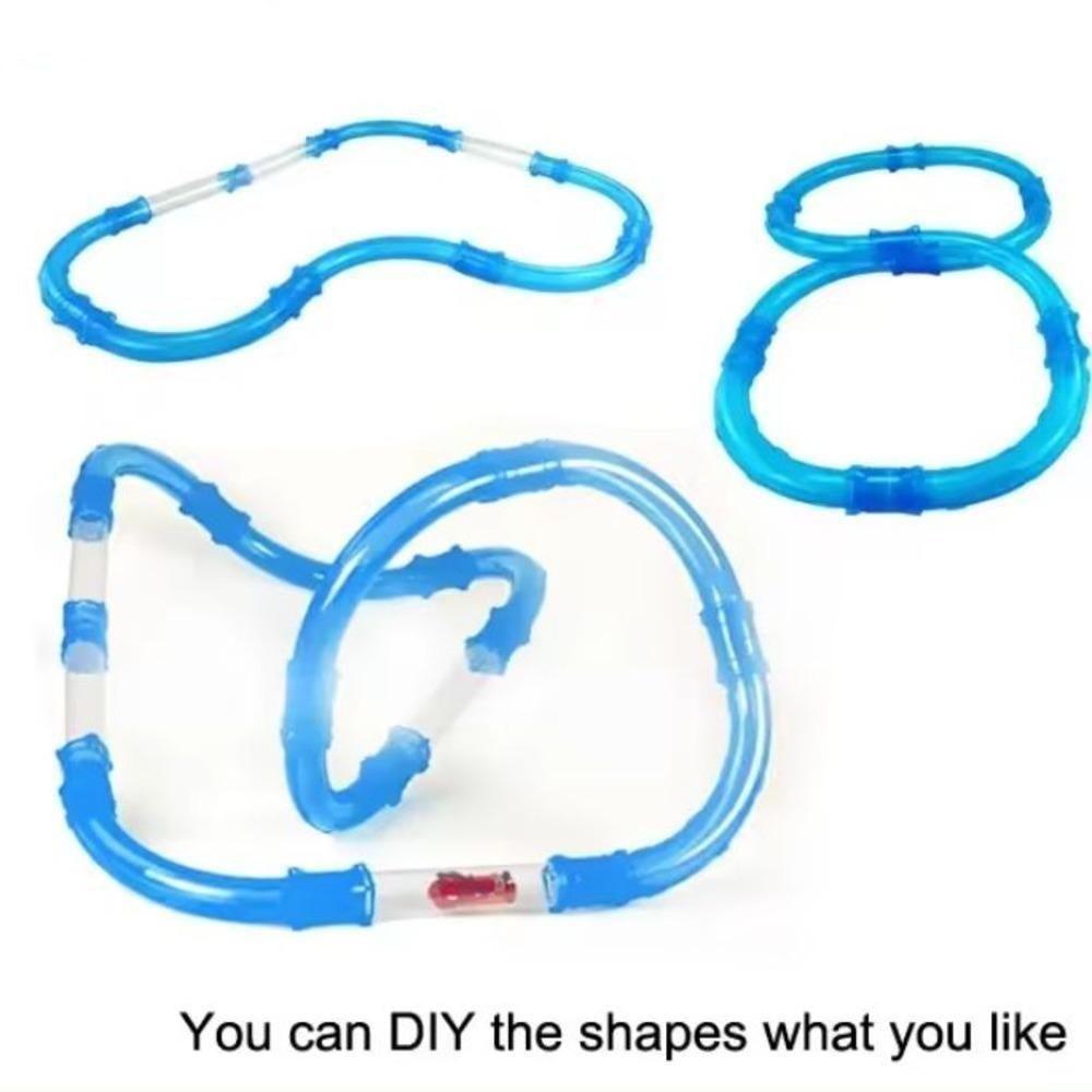 Kit Pista De Corrida Tubular Autodromo Tubos Para Carrinho Infantil Expansivel 26 Peças - 5