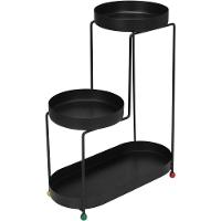 Suporte Para Vasos Planta 3 Niveis Home&co 45x35x17cm Preto - 1