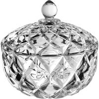 Potiche Bomboniere Home&co Eco Crystal 23x24cm Transparente Branco - 1