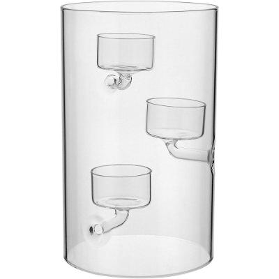 Castiçal Home & Co Para 3 Velas Borossilicato Suporte