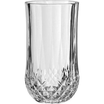 Jogo 6 Copos De Vidro Altos Com Detalhes 320ml Home & Co Cor Transparente