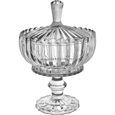 Potiche Redondo Bomboniere Home&co Cristal Eco 32x22x22cm