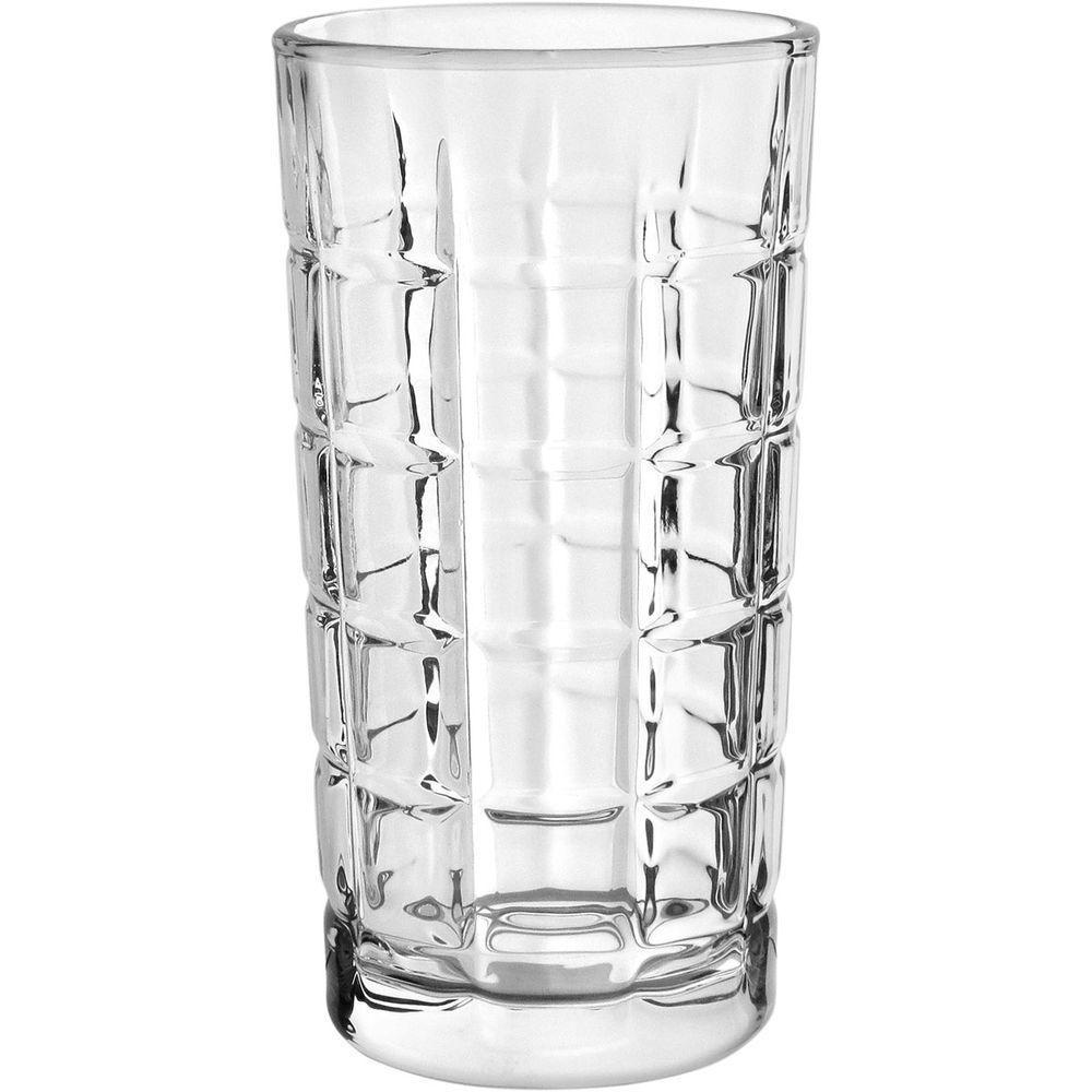 Jogo 6 Copo Alto Home&co Vidro 330ml 14x7x7cm Transparente - 1