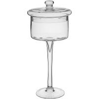 Vaso Potiche Bomboniere Home&co Vidro 40x16x16 Transparente - 1