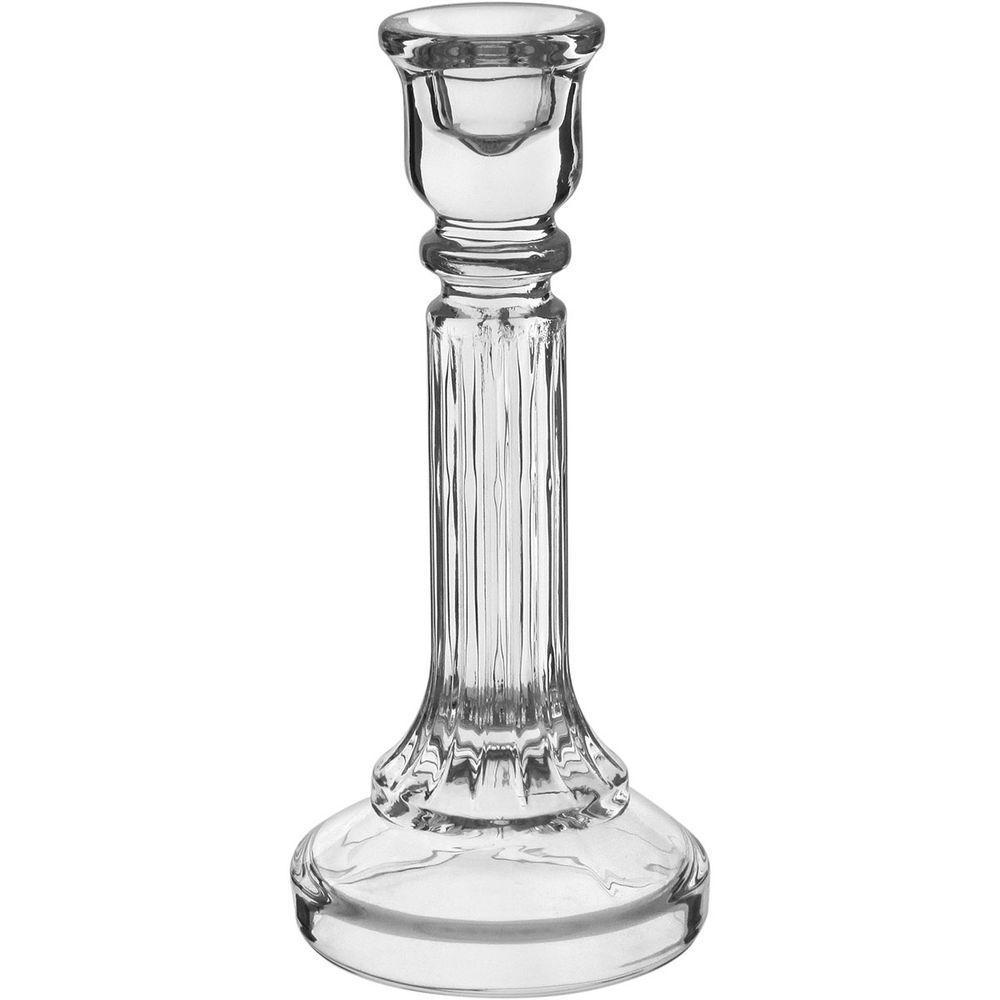 Castiçal Porta Vela Decorativo Home&co Eco Crystal 20x9x9cm - 1