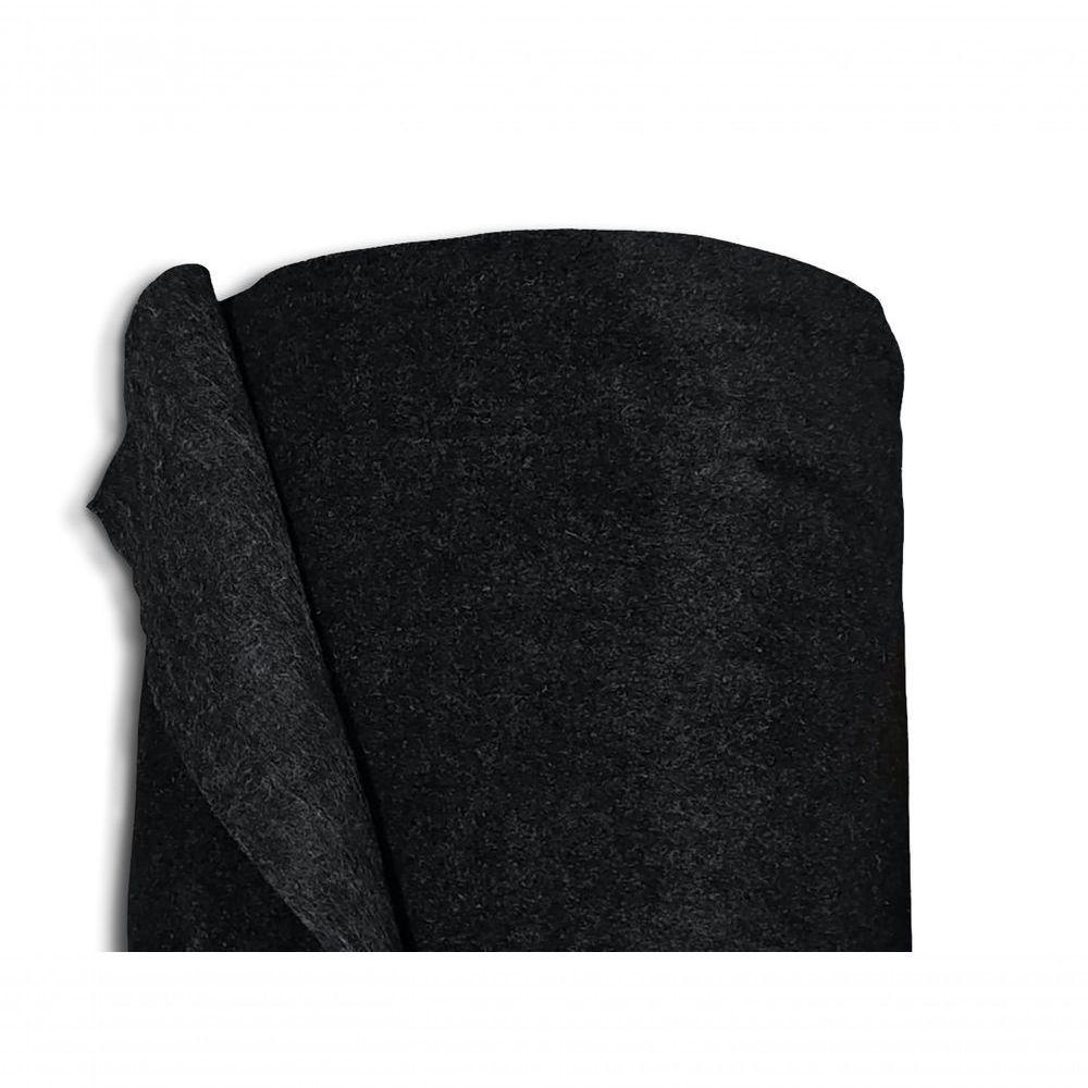 Carpete Forro Automotivo Decorativo Aveludado Flex Venda M² Preto - 4