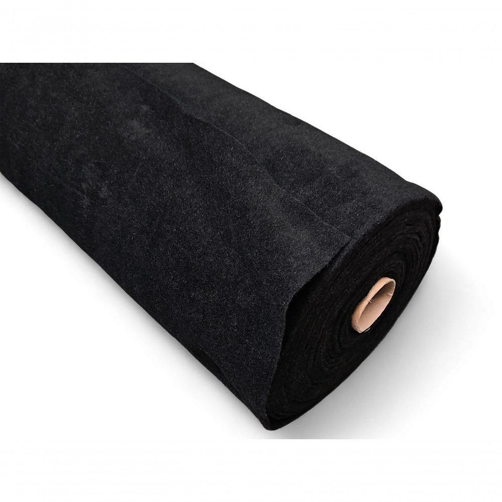 Carpete Forro Automotivo Decorativo Aveludado Flex Venda M² Preto - 6