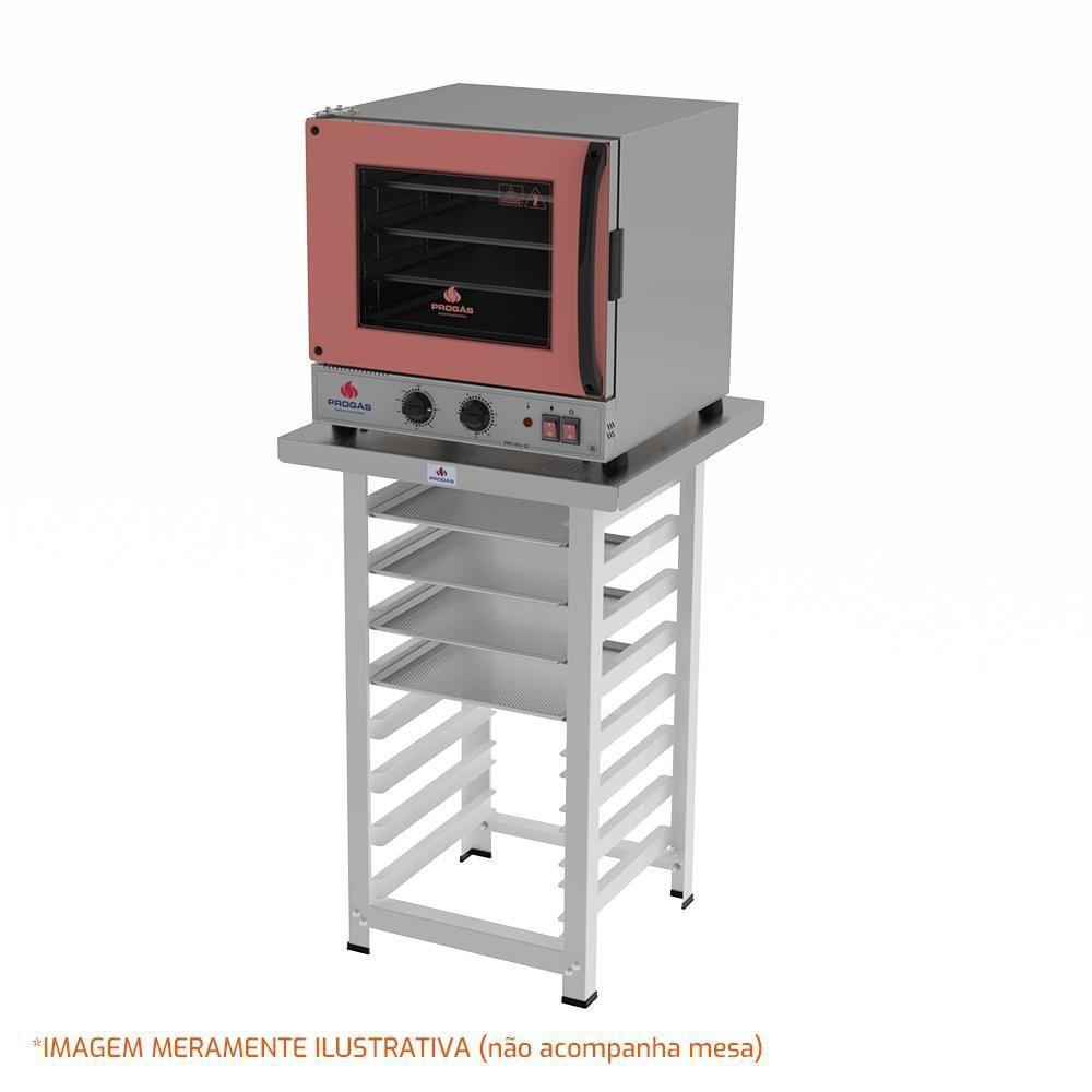Forno Turbo Prp-004 G2 220v Rosa Progás + 4 Assadeiras Cimapi 220v - 7