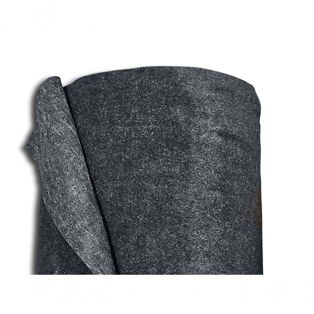 Carpete Forro Automotivo Decorativo Aveludado Flex 2,00x2,50 Grafite - 4