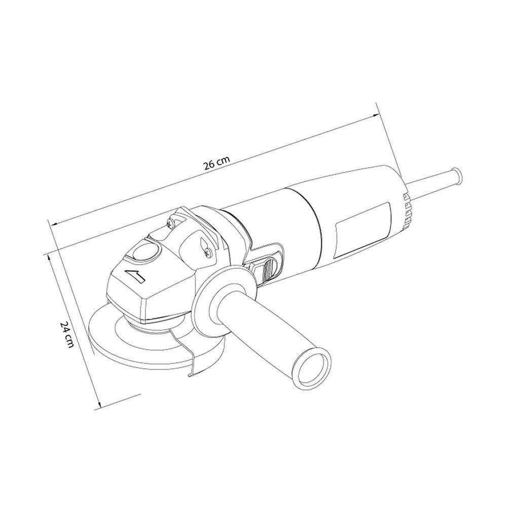 Esmerilhadeira Elétrica 800 W 4.1-2 220 V Tramontina Tramontina - 4