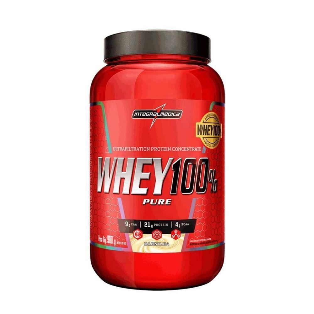 Whey 100% Pure Pote (907g) - Sabor: Baunilha (900g) - 1