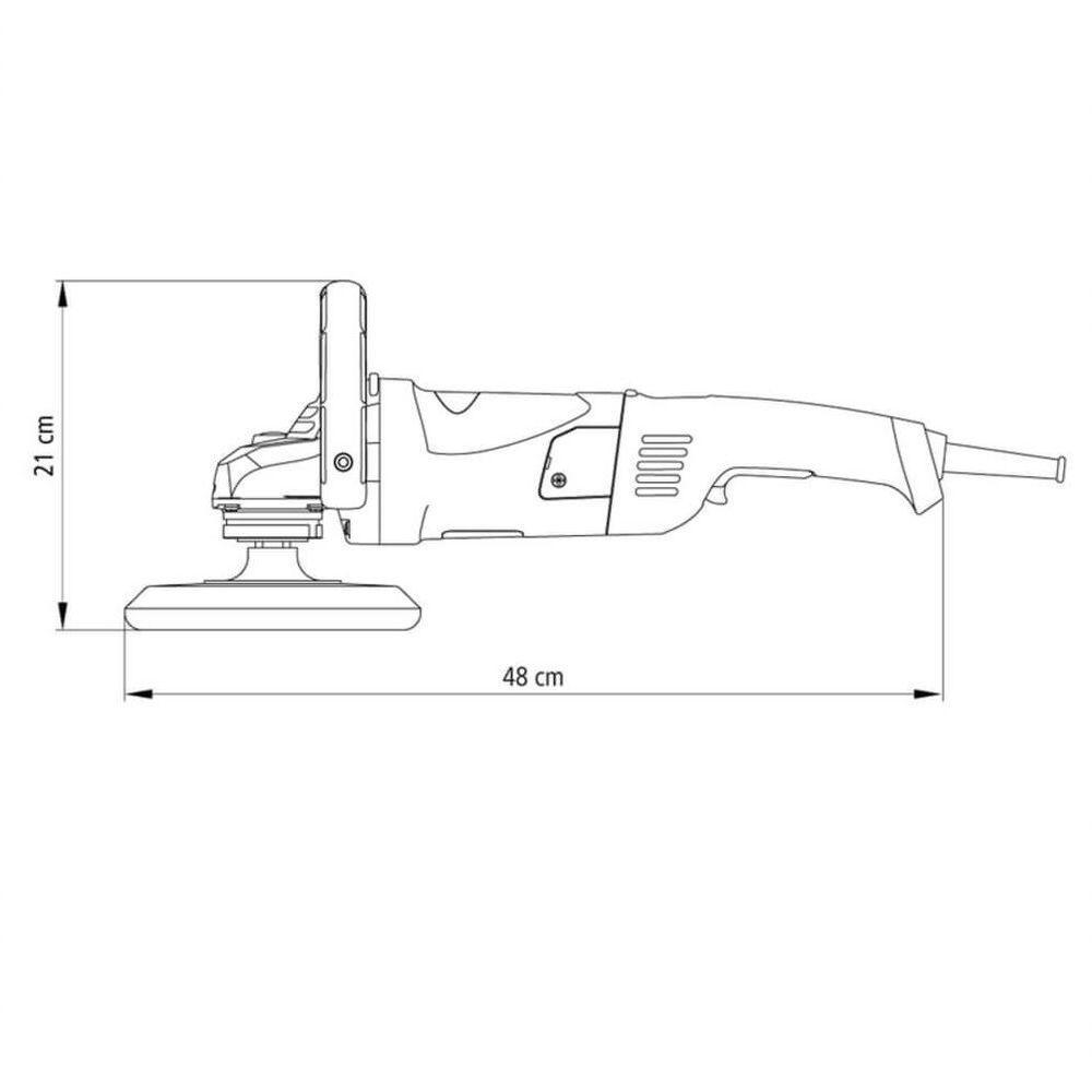 Politriz Angular Tramontina 7 1300 W 220 V Master Para Uso Profissional 6 Velocidades - 6
