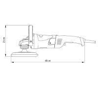 Politriz Angular Tramontina 7 1300 W 220 V Master Para Uso Profissional 6 Velocidades - 6