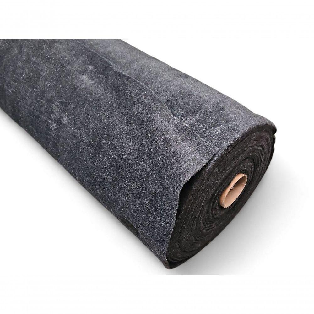 Carpete Forro Automotivo Decorativo Aveludado Flex 2,00x4,50 Grafite - 6