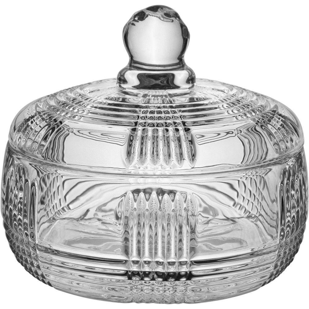 Potiche Redondo Eco Crystal Com Tampa Bomboniere Home&co - 1