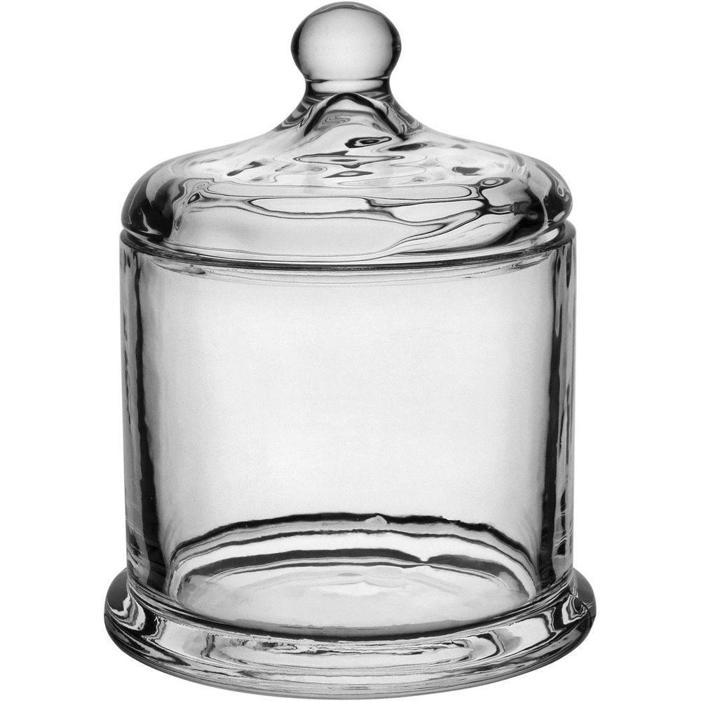 Potiche Redondo Bomboniere Home&co Com Tampa Vidro - 1