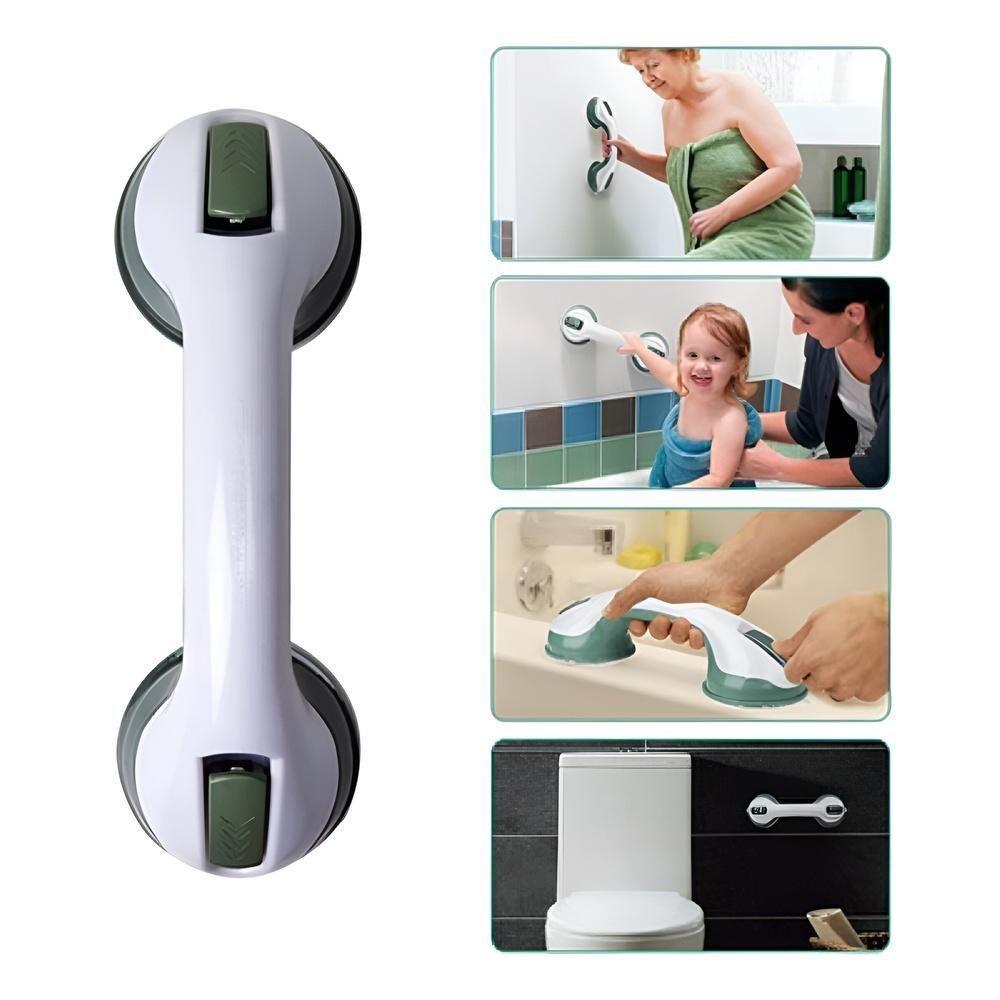 Barra Alca Suporte De Apoio Banheiro Deficiente Banho Idoso Portatil Viagem Com Ventosa Removivel - 1