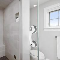 Barra Alca Suporte De Apoio Banheiro Deficiente Banho Idoso Portatil Viagem Com Ventosa Removivel - 3