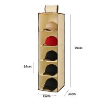 Sapateira De Porta Vertical Organizador Sapatos Guarda Roupa Closet Armario 5 Divisorias Flexivel Prateleira Multiuso Do - 7