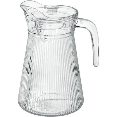 Jarra Suco água Acrilico Vidro 1,6 Litros Transparente