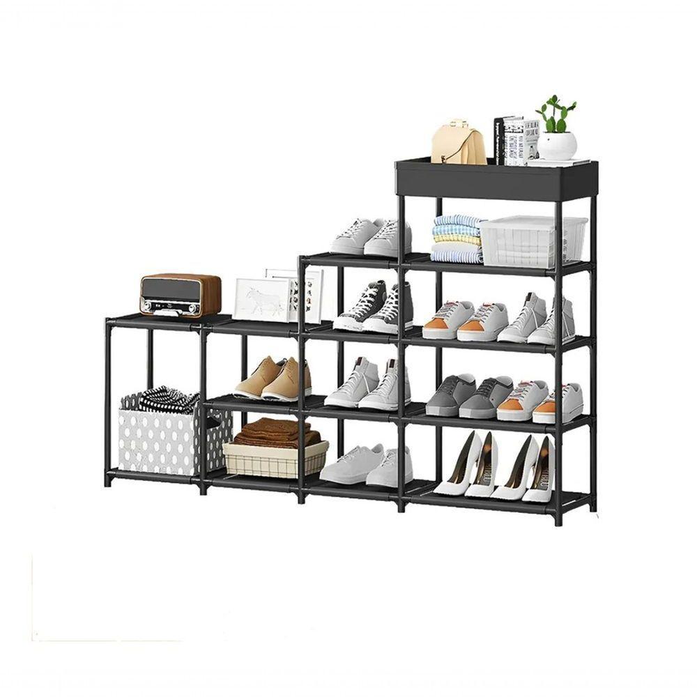 Sapateira 5 Andares 12 Kg Tnt, Ferro E Plastico 120 Cm X 21, - 1