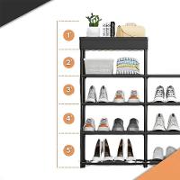 Sapateira 5 Andares 12 Kg Tnt, Ferro E Plastico 120 Cm X 21, - 3