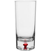 Jogo 6 Copos Home&co Esfera Vermelha Eco Crystal 450ml 15x7 - 1