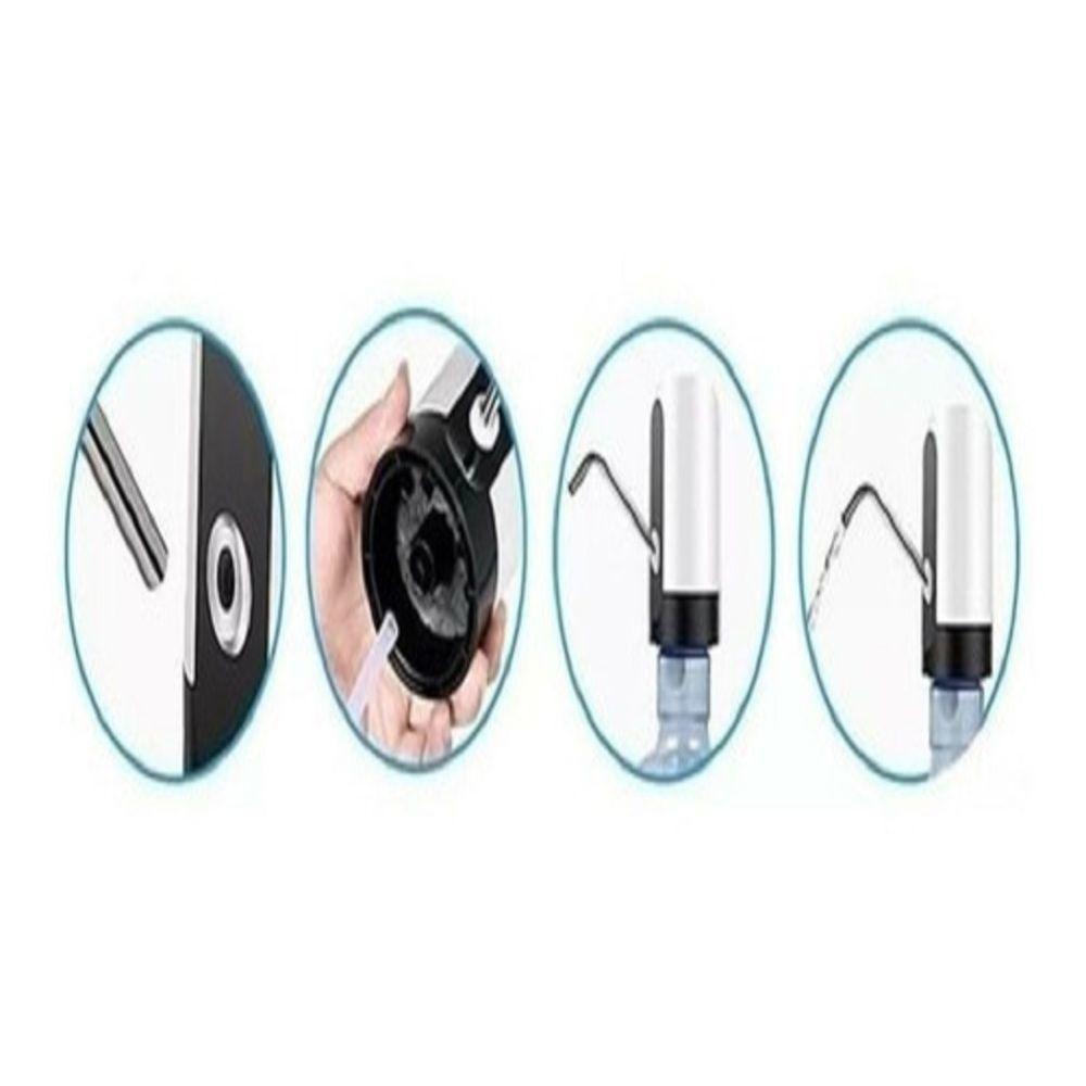 Bebedouro Bomba Eletrica Para Galao Garrafao De Agua 5 10 20 Litros Recarregavel Sem Fio Dispenser Automatico Suco Refri - 3