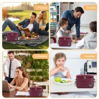 Bolsa Termica Fitness Frasqueira Trabalho Academia Frutas Marmita Bebida Lancheira Alca Regulavel Bolsinho Vinho