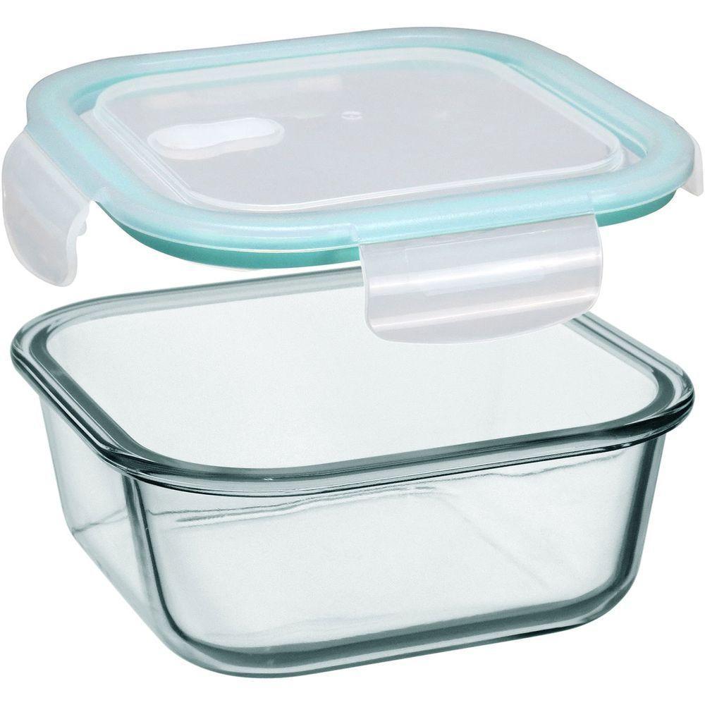 Pote Hermético Mantimentos Vidro Temperado Transparente - 1