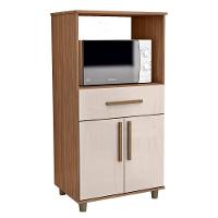 Balcão Multiuso Cairo Com 2 Portas E 1 Gaveta Freijo-baunilha - 1